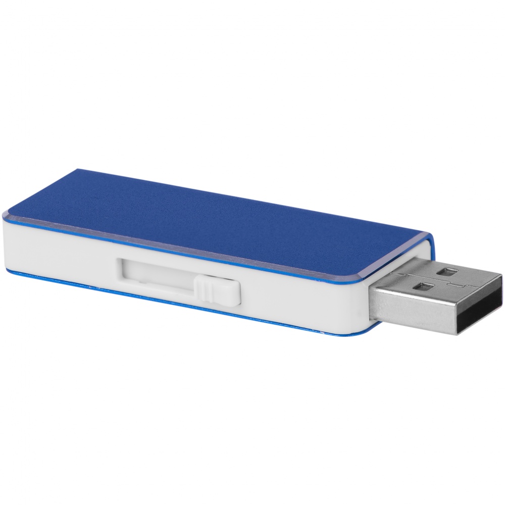 Logo trade corporate gifts picture of: USB Glide 8GB, blue
