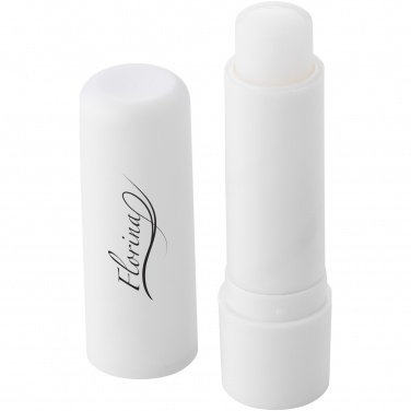 Logo trade advertising products image of: Deale lip salve stick,white