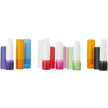 Logo trade promotional giveaway photo of: Deale lip salve stick,white