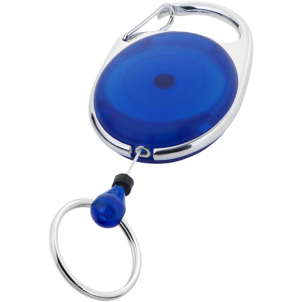 Logotrade promotional item picture of: Gerlos roller clip key chain, blue