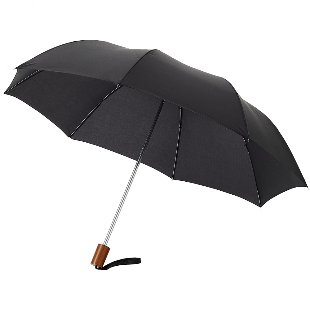 Logo trade promotional gift photo of: 20" 2-Section Oho umbrella, black