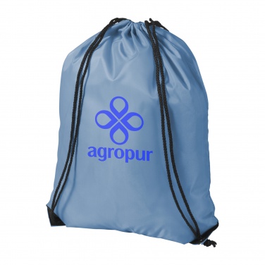 Logo trade corporate gifts image of: Oriole premium rucksack, light blue