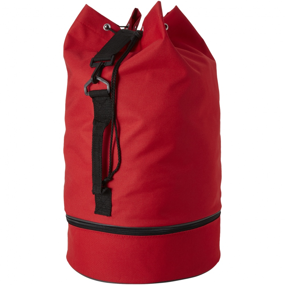 Logo trade corporate gift photo of: Idaho sailor duffel bag, red