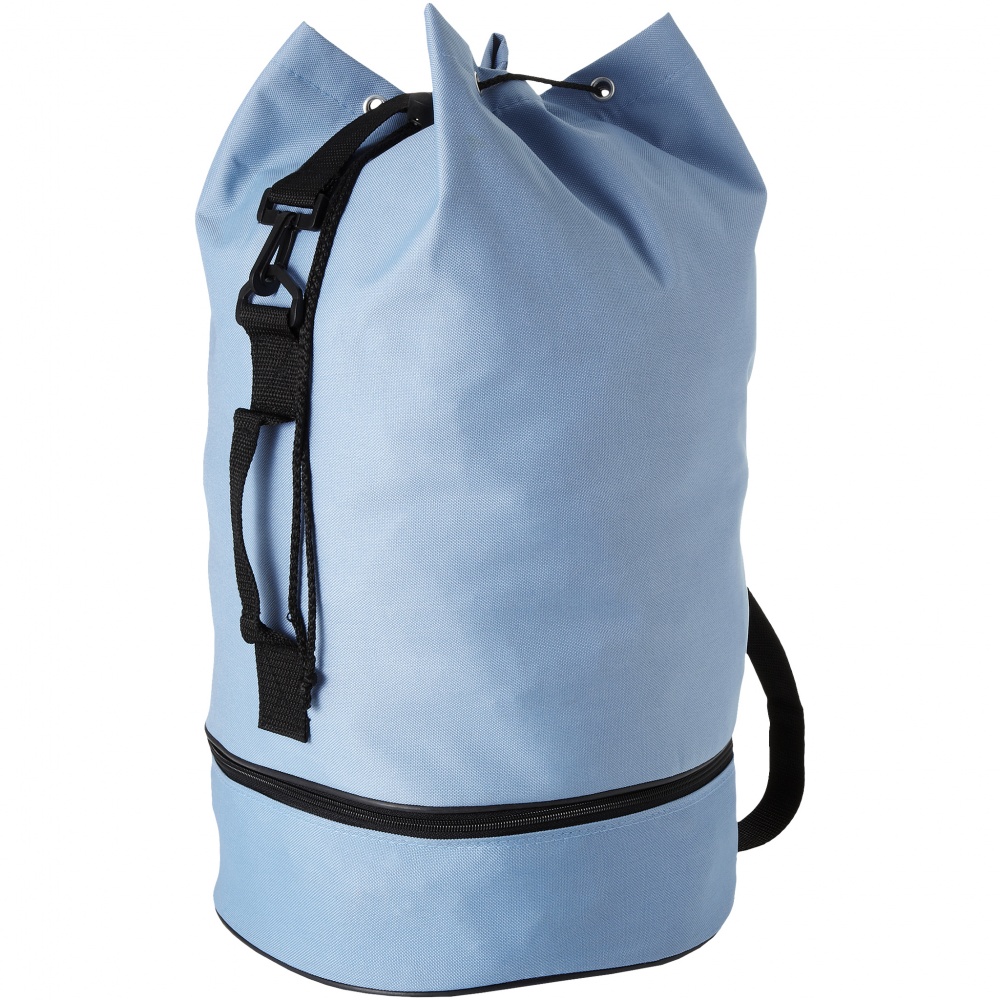 Logo trade corporate gift photo of: Idaho sailor duffel bag, light blue