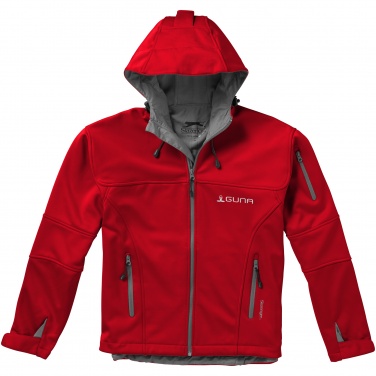 Logo trade promotional product photo of: Match softshell jacket, red