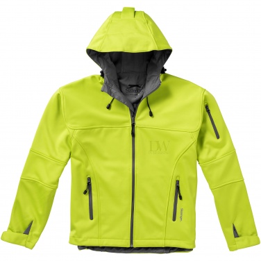 Logotrade advertising product image of: Match softshell jacket, light green