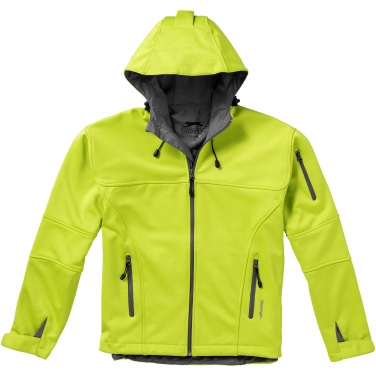 Logotrade promotional item picture of: Match softshell jacket, light green