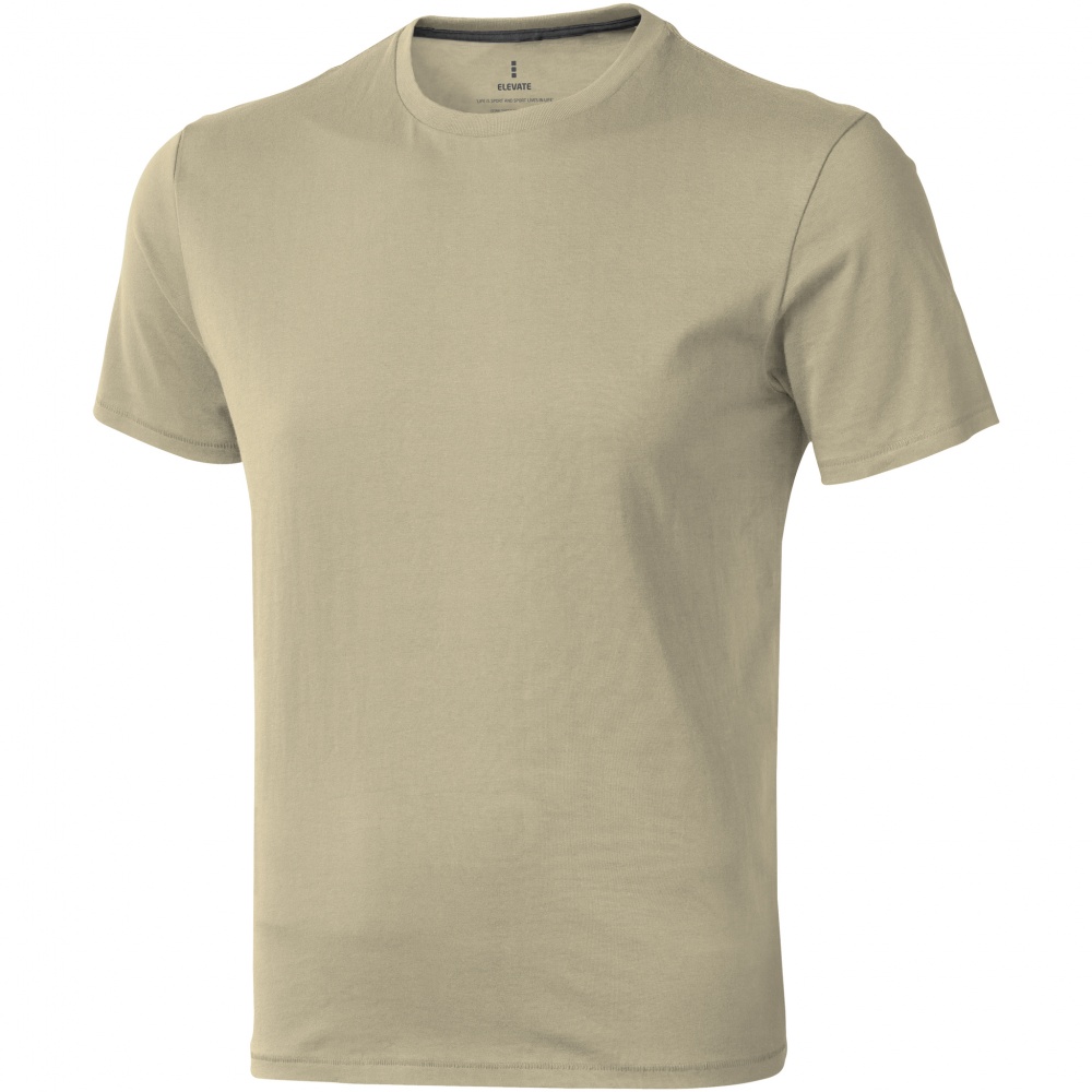 Logotrade promotional item image of: Nanaimo short sleeve T-Shirt, beige