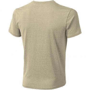 Logo trade corporate gifts picture of: Nanaimo short sleeve T-Shirt, beige