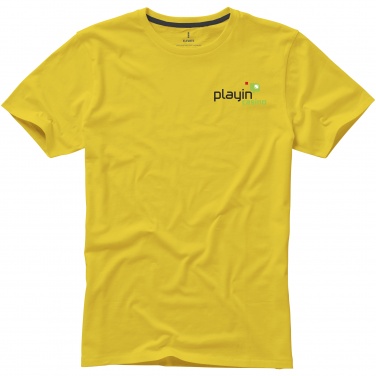Logo trade promotional items picture of: Nanaimo short sleeve T-Shirt, yellow