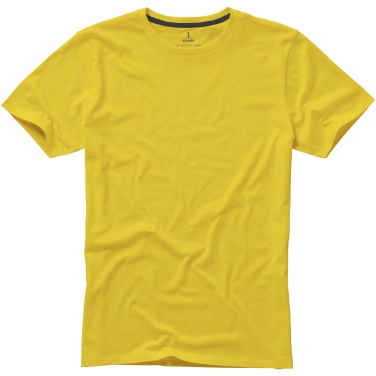 Logo trade promotional giveaways image of: Nanaimo short sleeve T-Shirt, yellow