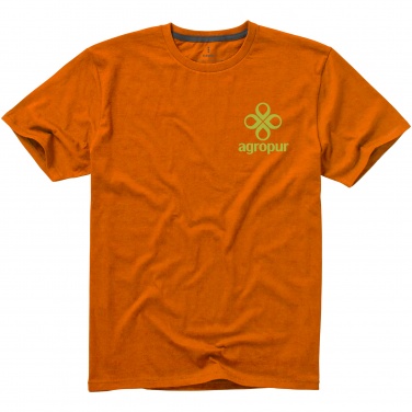 Logo trade corporate gifts image of: Nanaimo short sleeve T-Shirt, orange