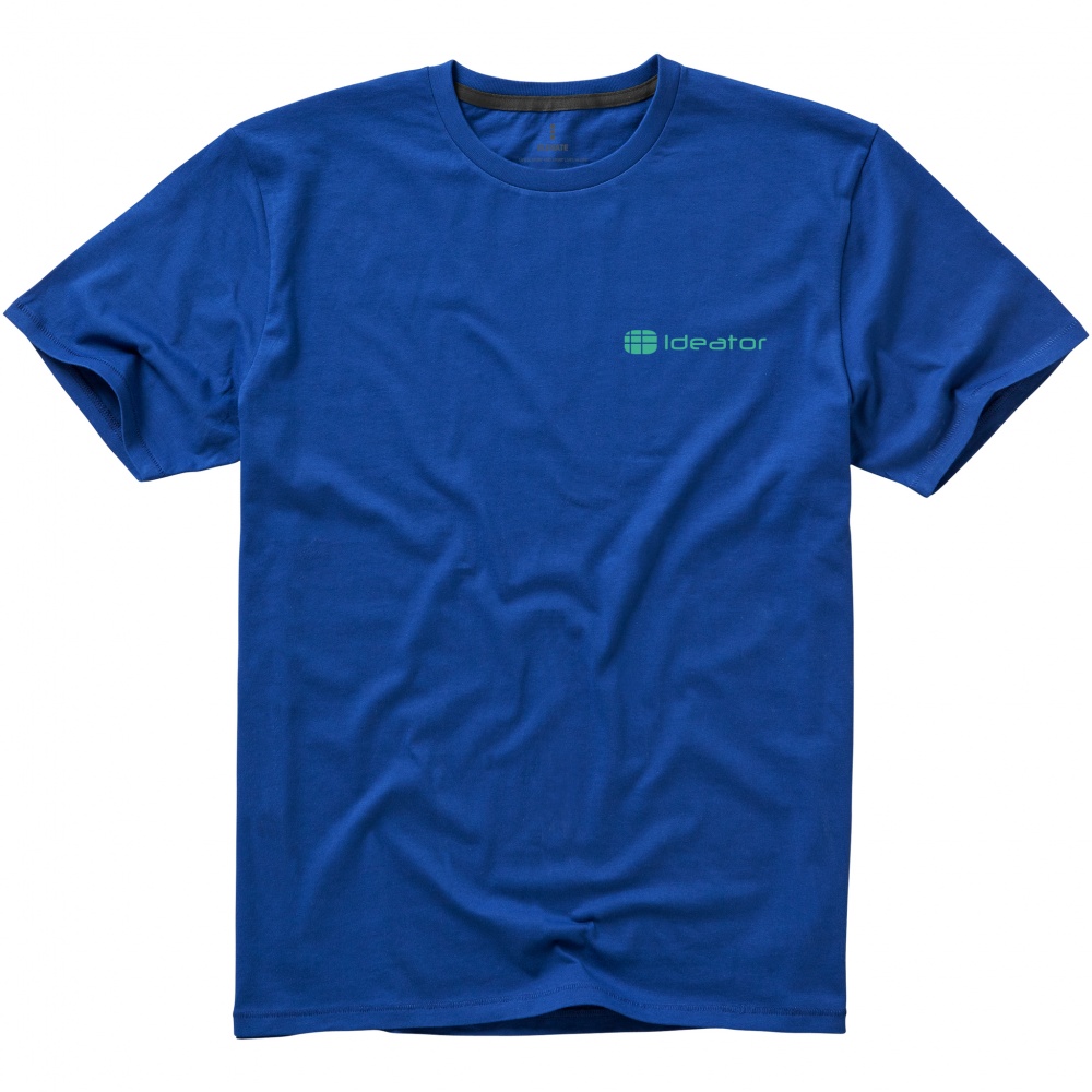 Logotrade corporate gift image of: Nanaimo short sleeve T-Shirt, blue