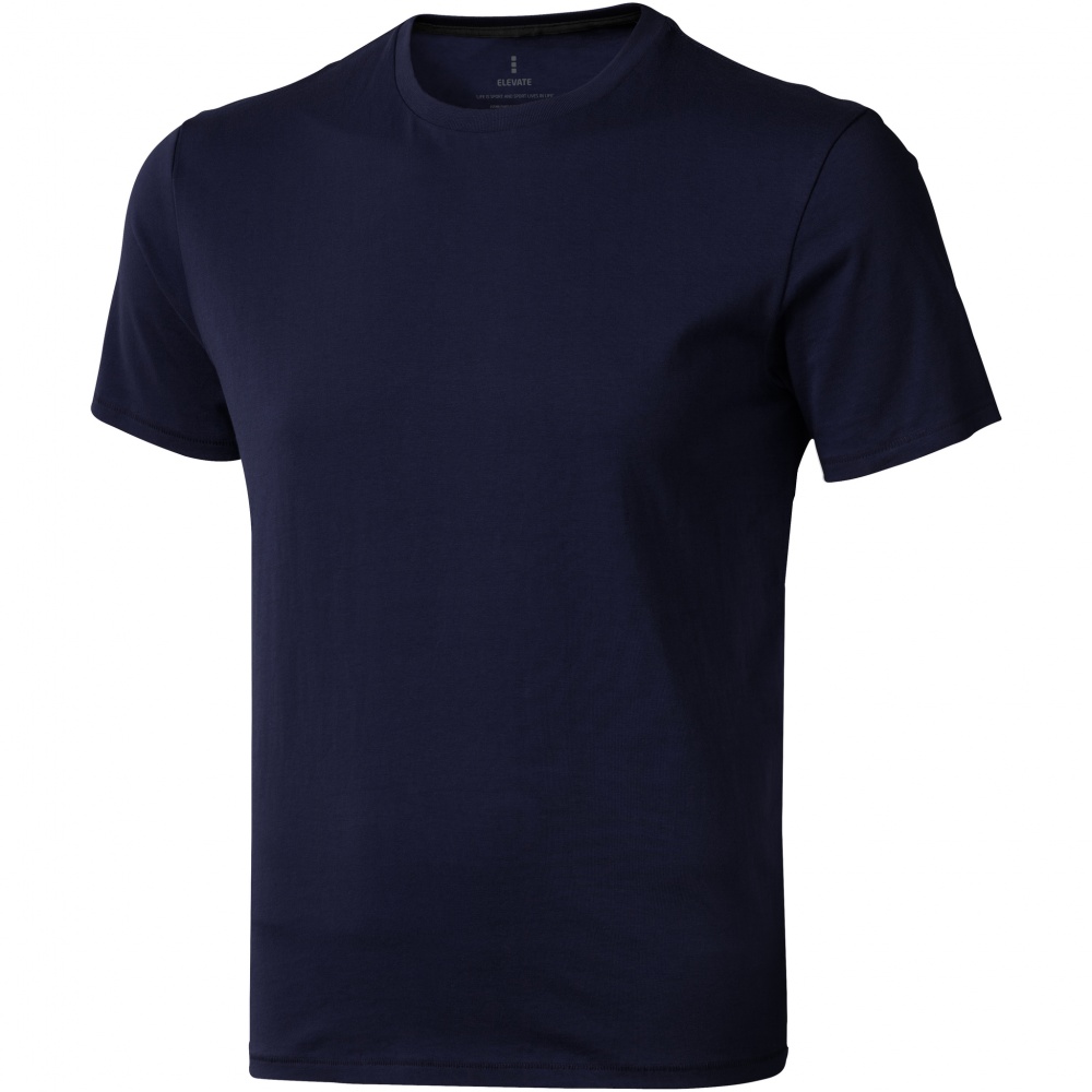 Logotrade business gifts photo of: Nanaimo short sleeve T-Shirt, navy