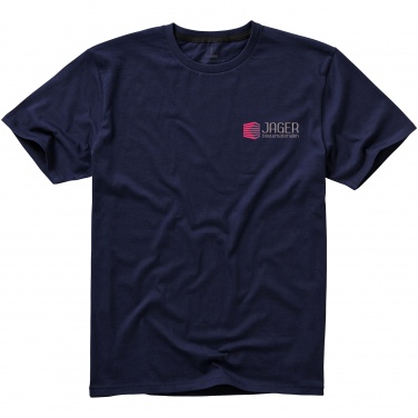 Logotrade promotional giveaway image of: Nanaimo short sleeve T-Shirt, navy