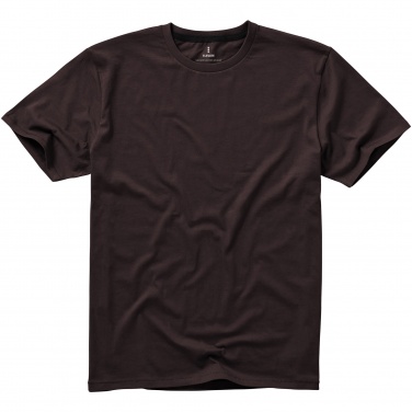 Logo trade promotional gift photo of: Nanaimo short sleeve T-Shirt, dark brown