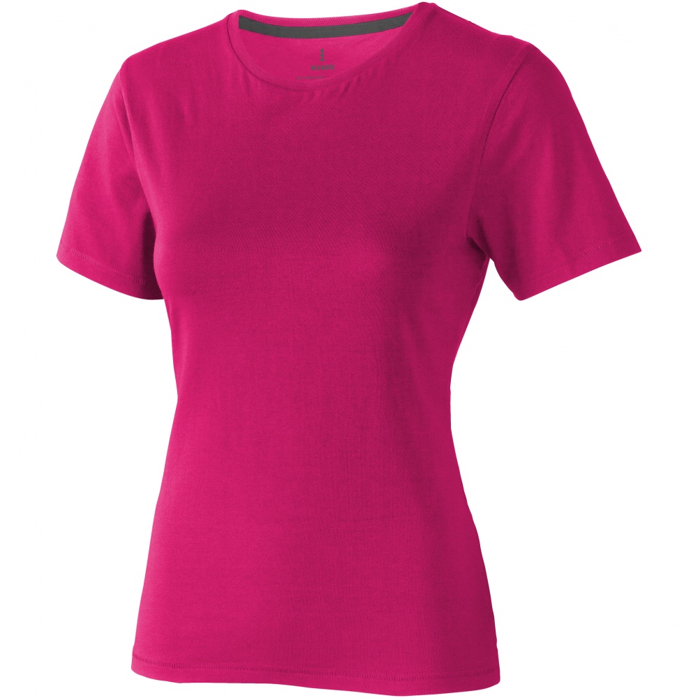 Logo trade advertising products image of: Nanaimo short sleeve ladies T-shirt, pink