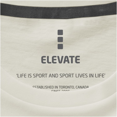 Logotrade promotional item image of: Nanaimo short sleeve ladies T-shirt, light grey