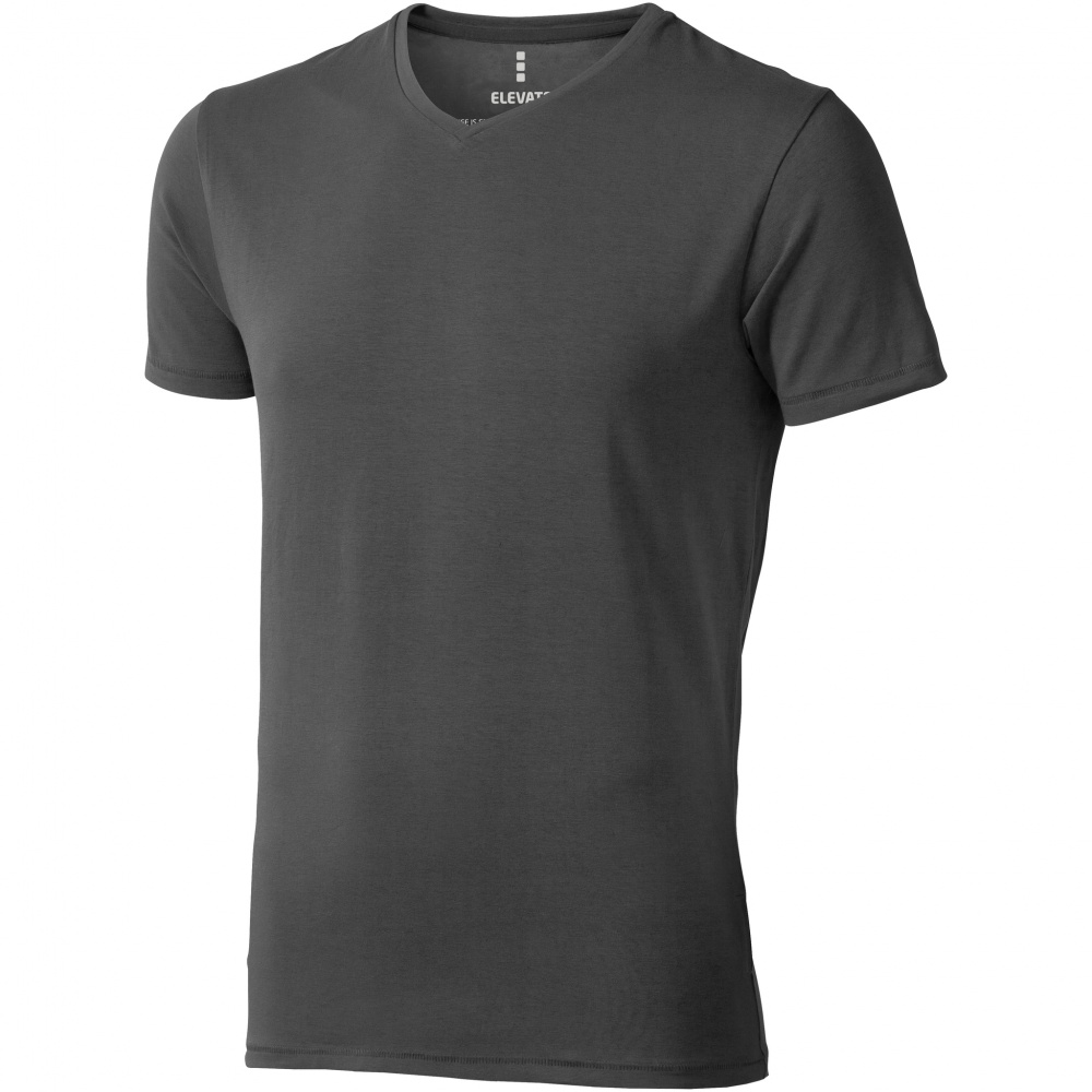 Logo trade promotional items picture of: Kawartha short sleeve T-shirt, dark grey