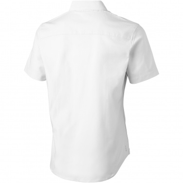 Logo trade promotional item photo of: Manitoba short sleeve shirt, white