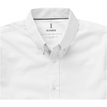 Logotrade corporate gift picture of: Manitoba short sleeve shirt, white