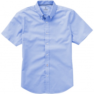 Logo trade promotional products picture of: Manitoba short sleeve shirt, light blue