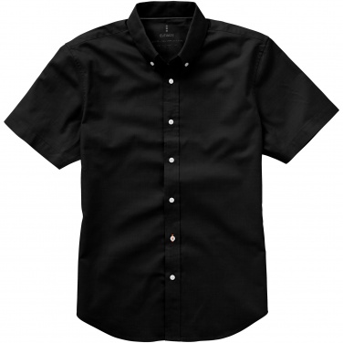 Logotrade business gift image of: Manitoba short sleeve shirt, black