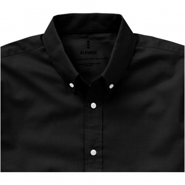 Logotrade promotional merchandise photo of: Manitoba short sleeve shirt, black