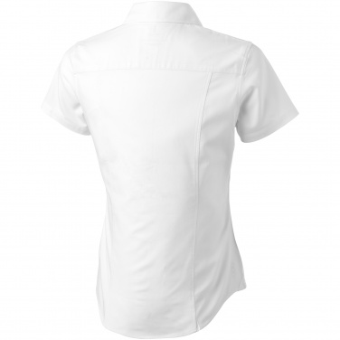 Logotrade corporate gift picture of: Manitoba short sleeve ladies shirt, white