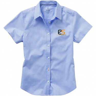 Logotrade promotional merchandise picture of: Manitoba short sleeve ladies shirt, light blue