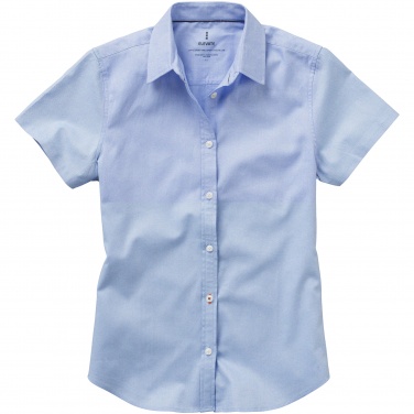 Logotrade promotional gift image of: Manitoba short sleeve ladies shirt, light blue