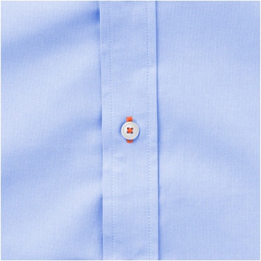 Logo trade promotional gift photo of: Manitoba short sleeve ladies shirt, light blue