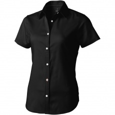 Manitoba short sleeve ladies shirt, black