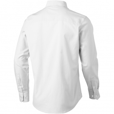 Logo trade promotional giveaways picture of: Vaillant long sleeve shirt, white