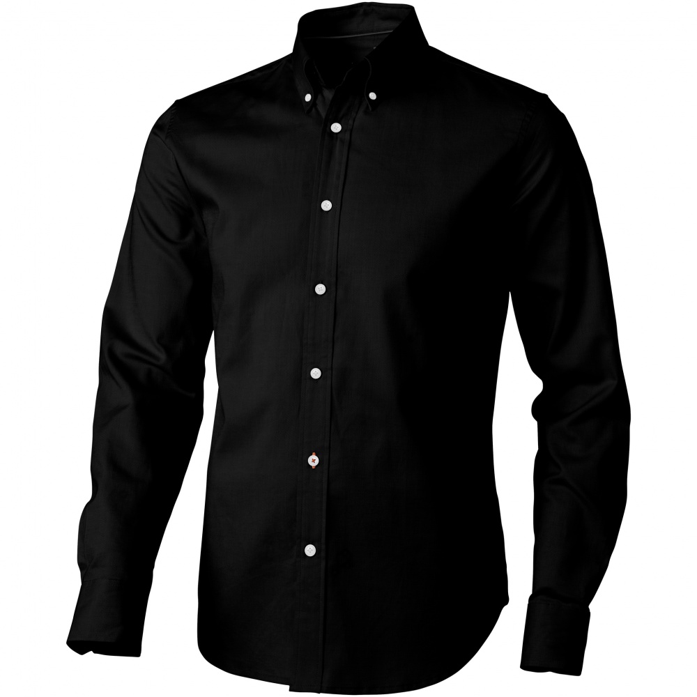 Logotrade promotional merchandise picture of: Vaillant long sleeve shirt, black