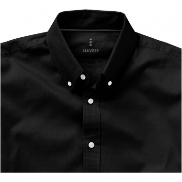 Logo trade promotional items image of: Vaillant long sleeve shirt, black