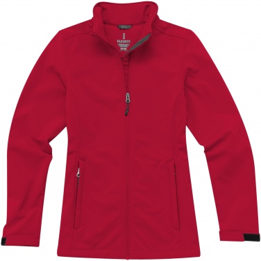 Logo trade promotional gift photo of: Maxson softshell ladies jacket, red