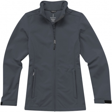 Logotrade promotional item picture of: Maxson softshell ladies jacket, grey