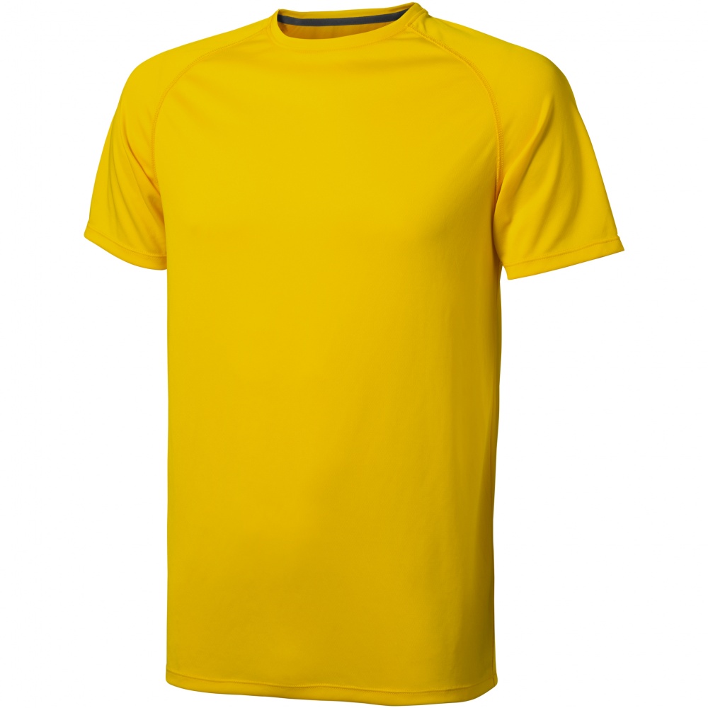 Logotrade promotional merchandise photo of: Niagara short sleeve T-shirt, yellow