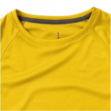 Logo trade promotional products image of: Niagara short sleeve T-shirt, yellow