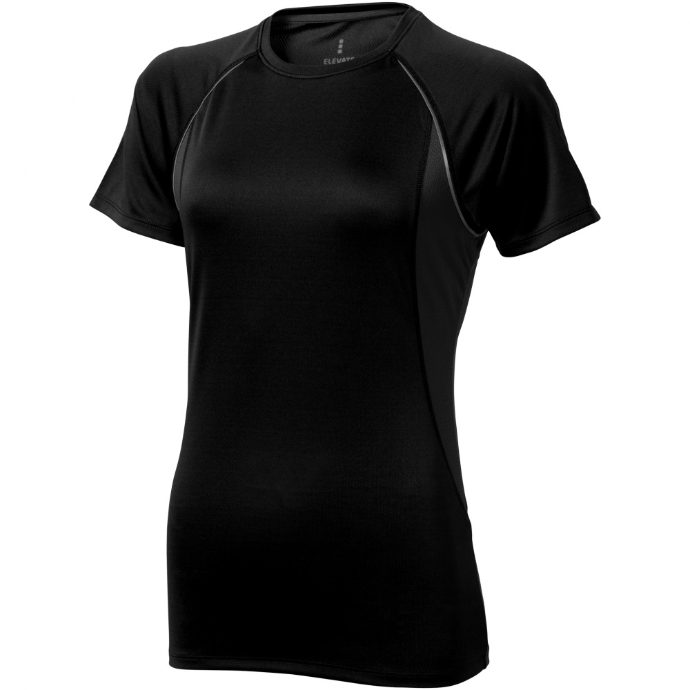 Logotrade promotional giveaways photo of: Quebec short sleeve ladies T-shirt, black