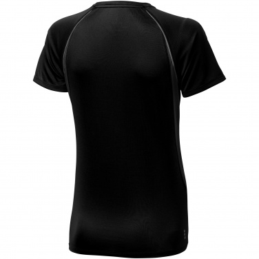 Logotrade business gift image of: Quebec short sleeve ladies T-shirt, black