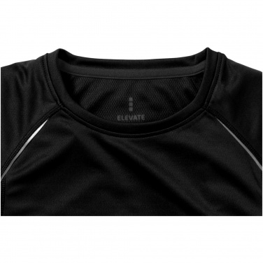 Logotrade business gift image of: Quebec short sleeve ladies T-shirt, black