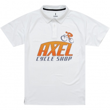 Logo trade business gifts image of: Ottawa short sleeve polo, white