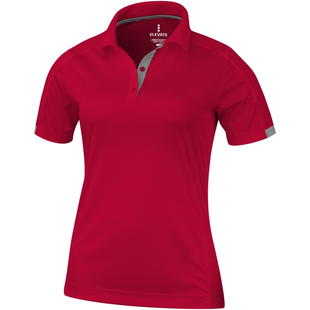 Logo trade promotional gifts image of: Kiso short sleeve ladies polo