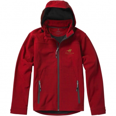 Logo trade promotional gifts image of: Langley softshell jacket, red