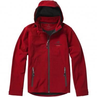 Logotrade promotional gift image of: Langley softshell jacket, red