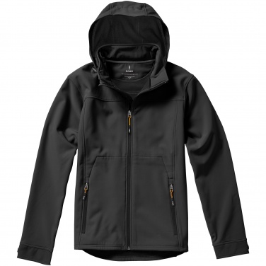 Logo trade promotional product photo of: Langley softshell jacket, dark grey