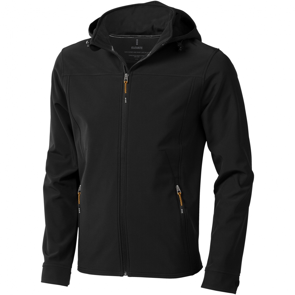 Logotrade corporate gift image of: Langley softshell jacket, black