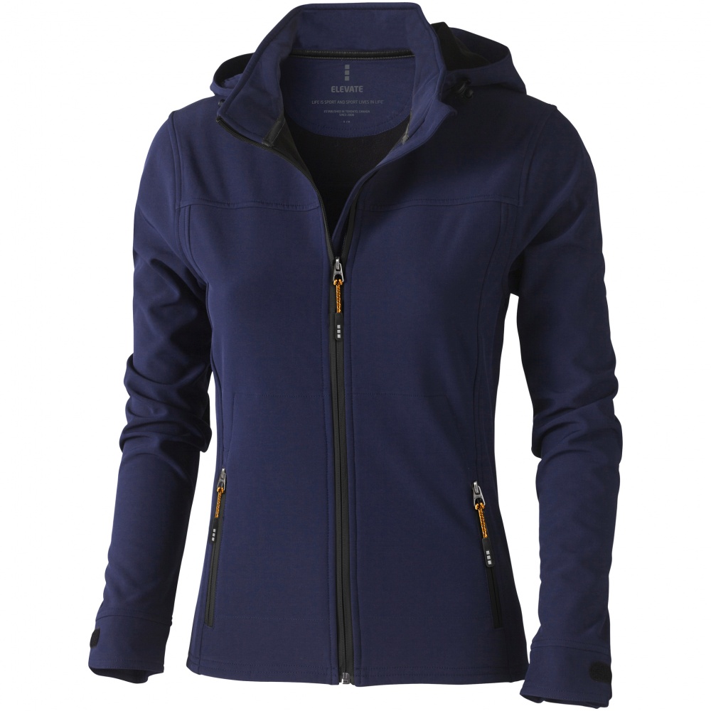 Logotrade promotional product image of: Langley softshell ladies jacket, navy